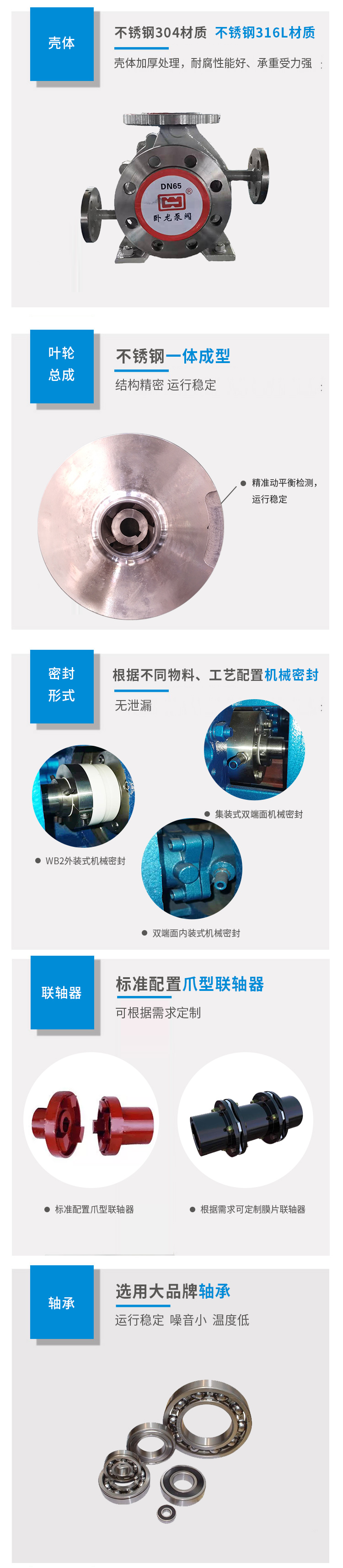 IH不锈钢保温离心泵